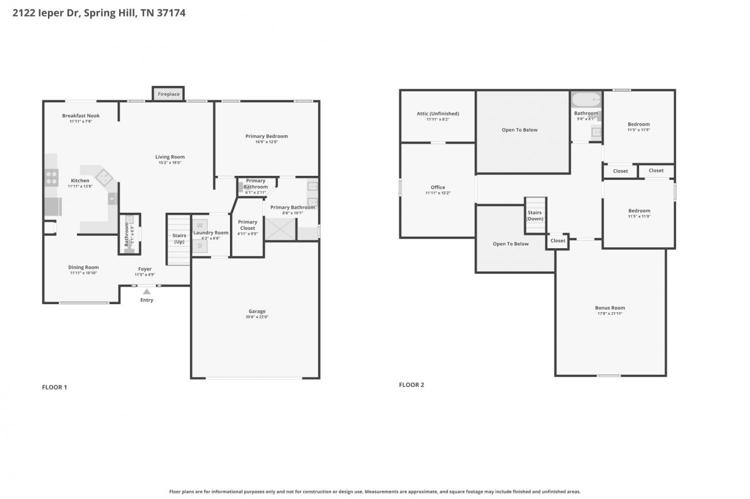 2122 Ieper Dr TN 37174 For Sale - 